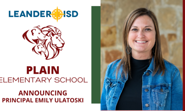 Leander ISD Welcomes Plain Elementary Principal