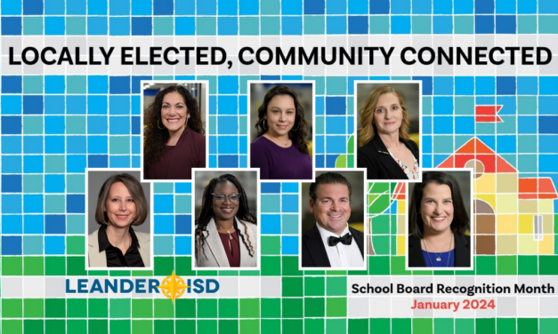 Leander ISD Celebrates School Board Recognition Month