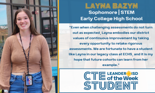 CTE Student of the Week: Dec. 12, 2023
