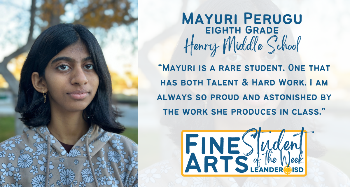 Fine Arts Student of the Week: Dec. 15, 2023