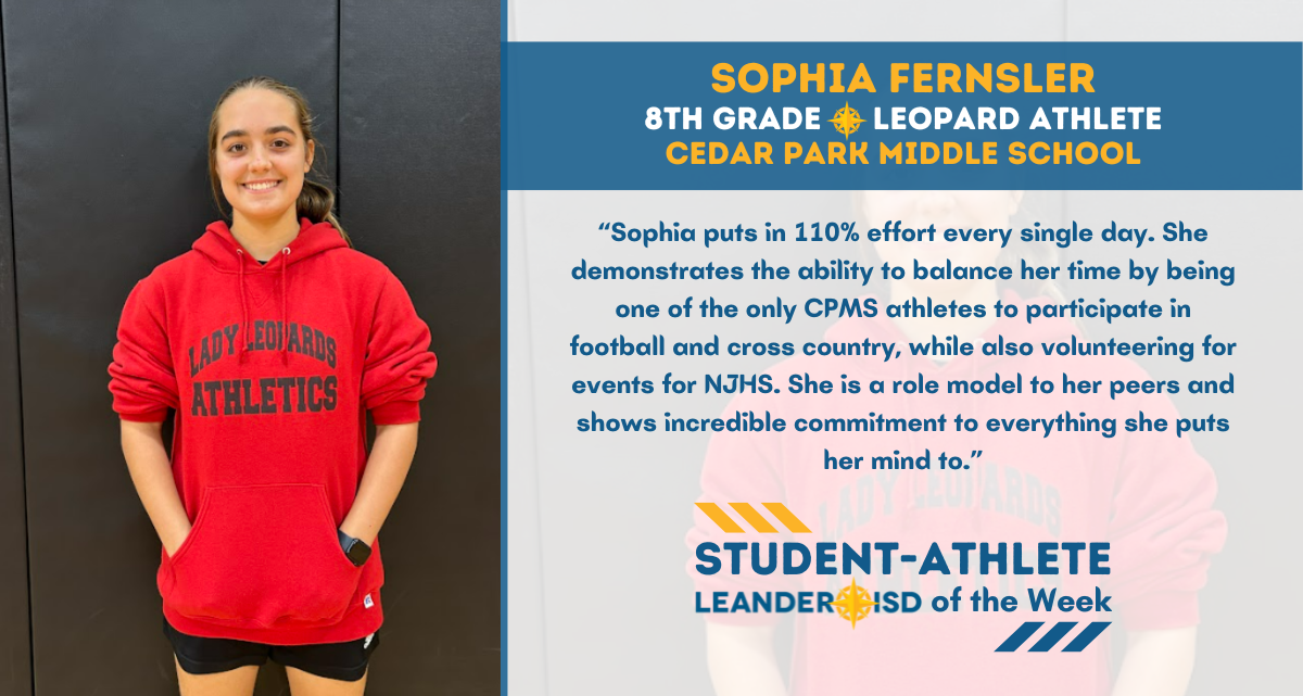 Student-Athlete of the Week: Dec. 11, 2023