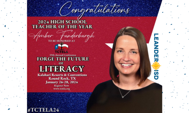 LISD Educator Named TCTELA Teacher of the Year