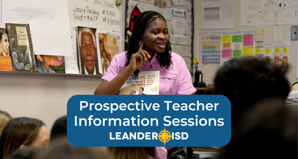 Prospective teacher information sessions