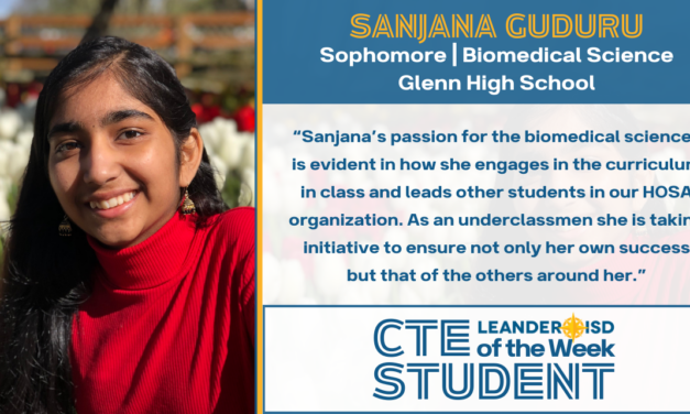 CTE Student of the Week: Jan. 16, 2024