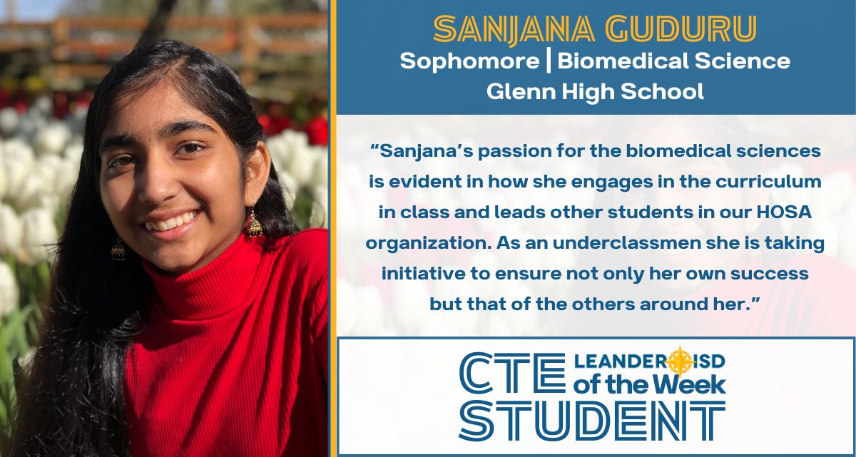 CTE Student of the Week: Jan. 16, 2024