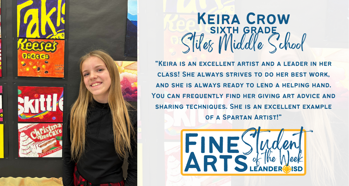 Fine Arts Student of the Week: Jan. 19, 2023