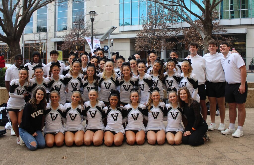 Vandegrift Cheer squad and staff
