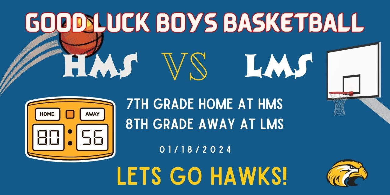 Good Luck Boys Basketball