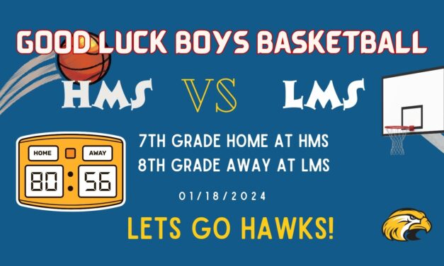 Good Luck Boys Basketball