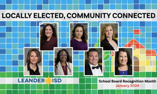 Leander ISD Celebrates School Board Recognition Month