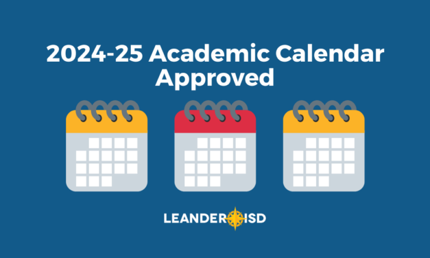 2024–25 Academic Calendar Approved; 2025–26 Calendar Drafted