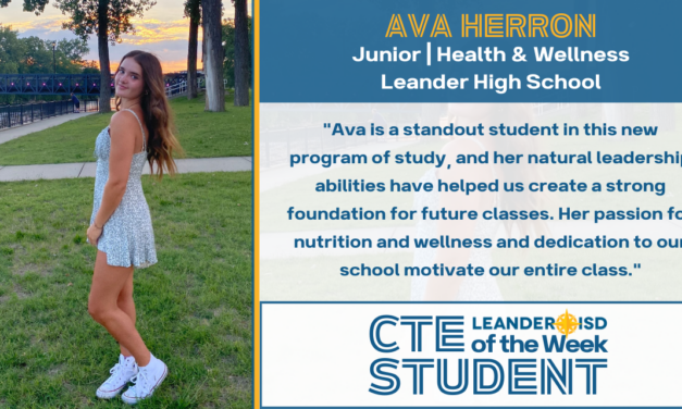 CTE Student of the Week: Feb. 27, 2024