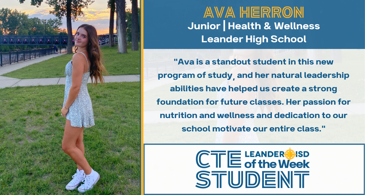 CTE Student of the Week: Feb. 27, 2024