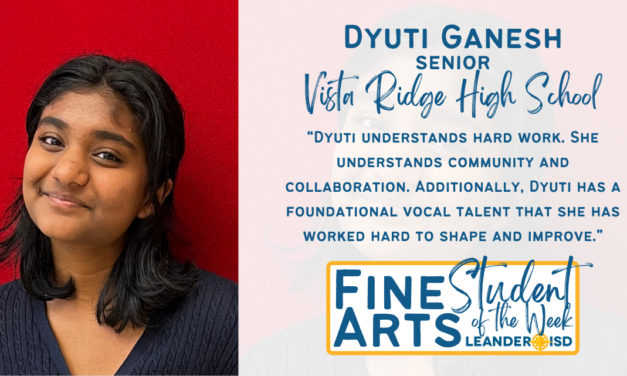 Fine Arts Student of the Week: Feb. 23, 2024