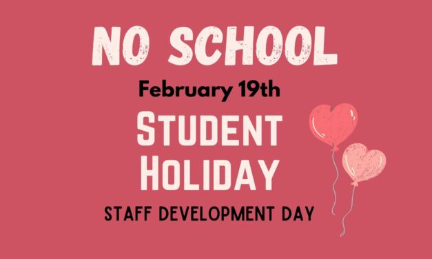 Student Holiday – No School 02/19