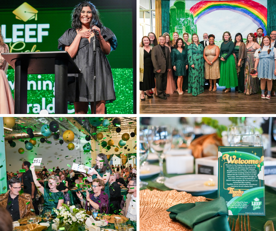 LEEF Gala collage of photos from the event