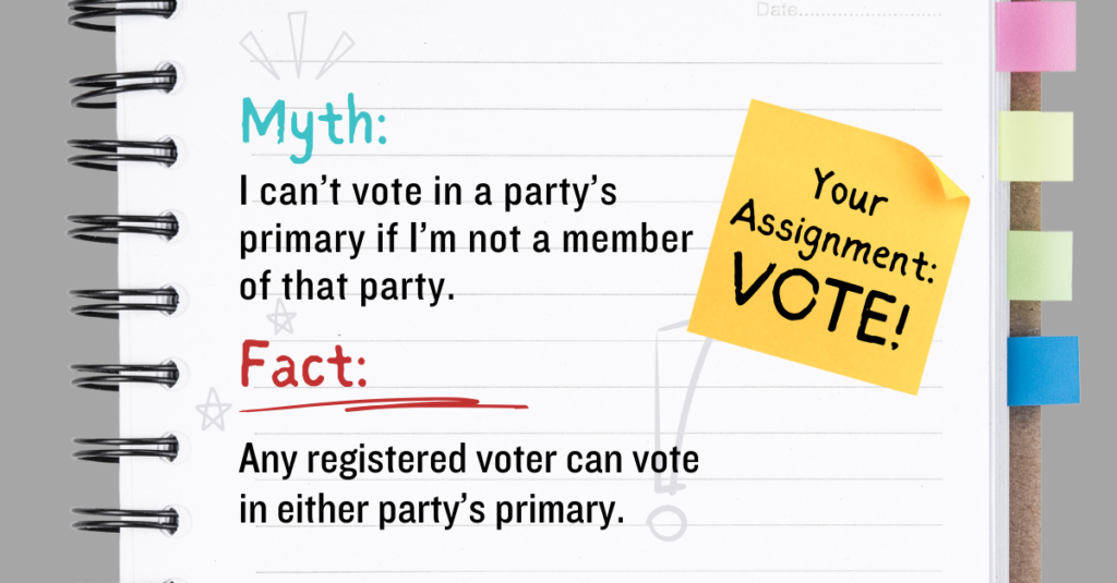 voting myths and facts. Fact 1