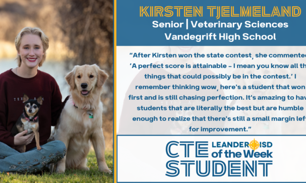 CTE Student of the Week: March 5, 2024
