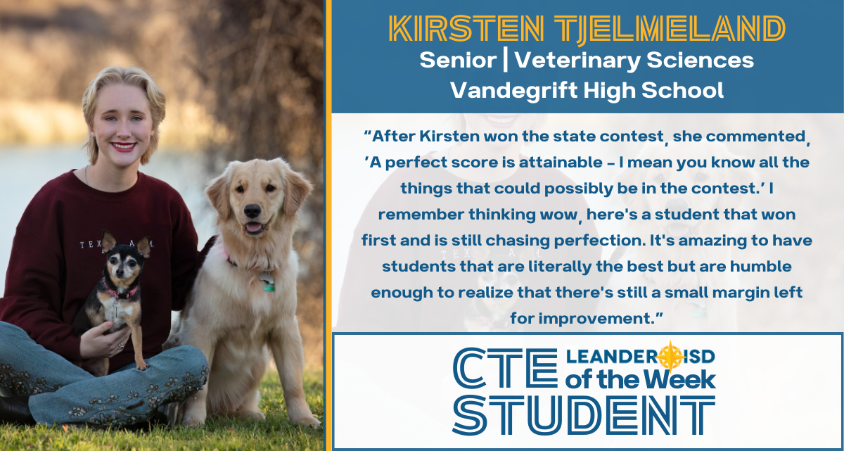 CTE Student of the Week: March 5, 2024