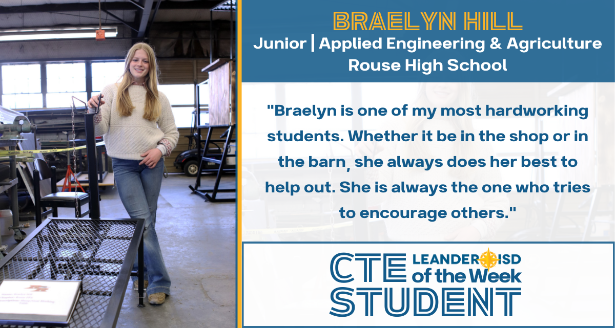 CTE Student of the Week: March 19, 2024