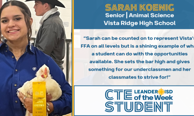 CTE Student of the Week: March 26, 2024