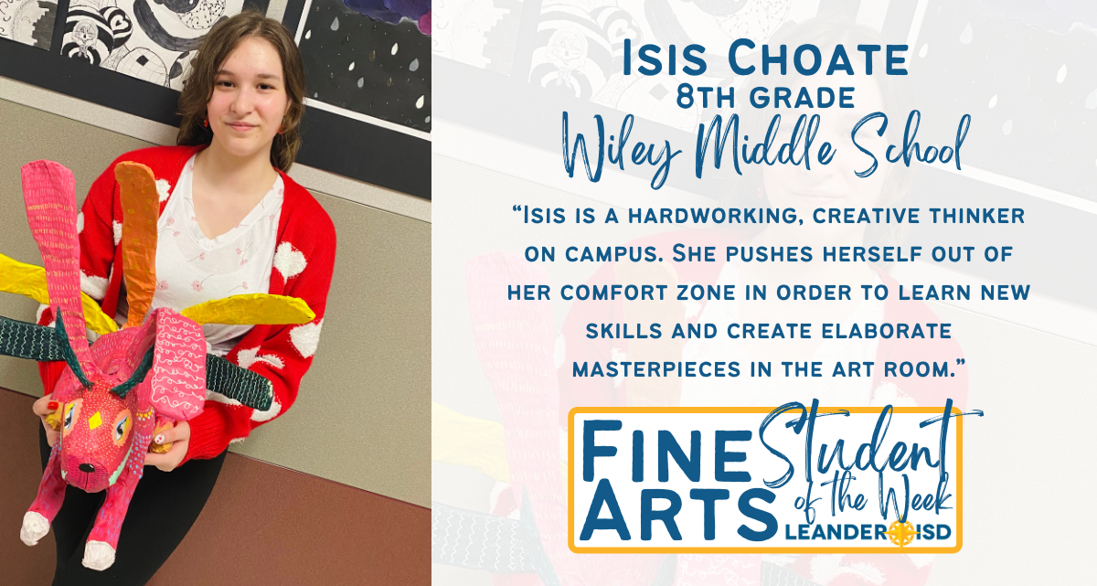 Fine Arts Student of the Week: March 8, 2024