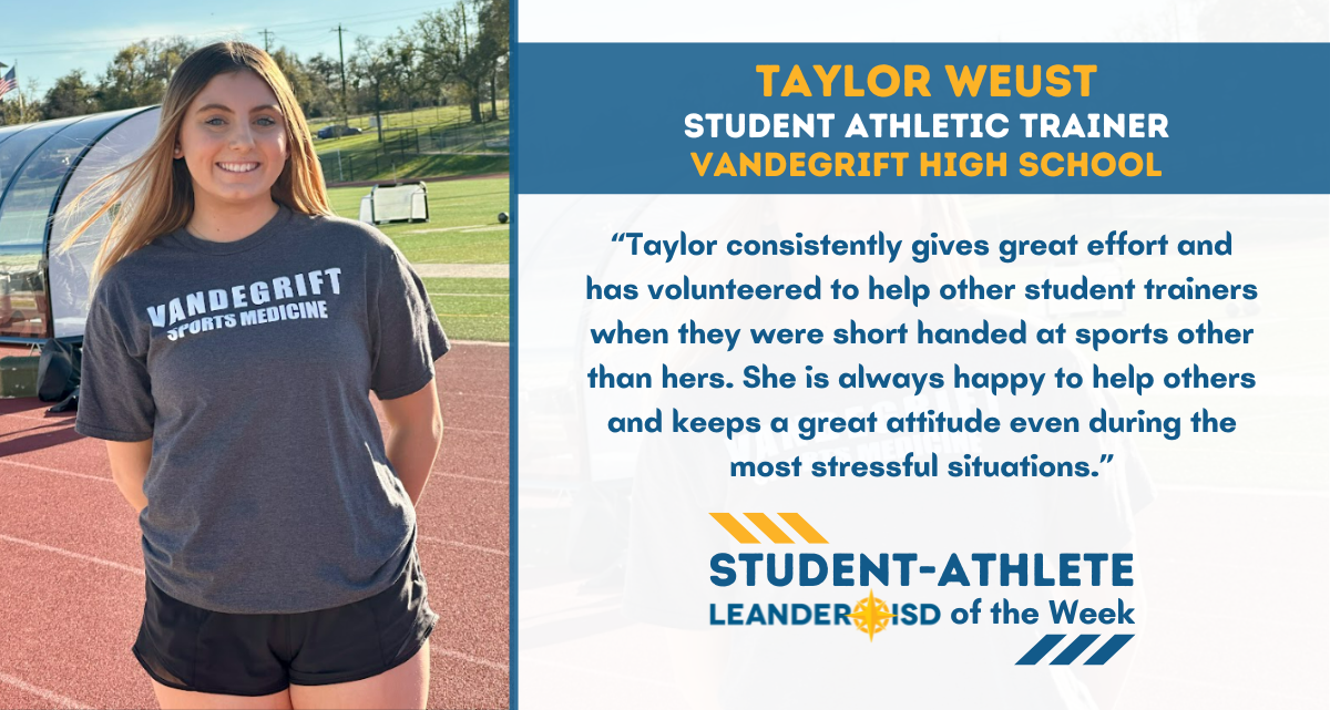 Student Athletic Trainer of the Week: March 25, 2024