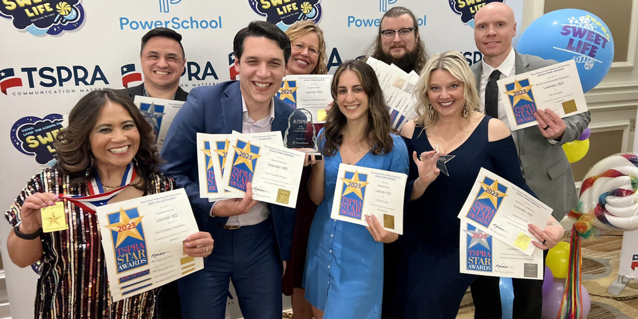 LISD School & Community Relations Department Recognized at State Conference