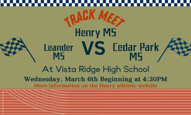 Track Meet – March 6th