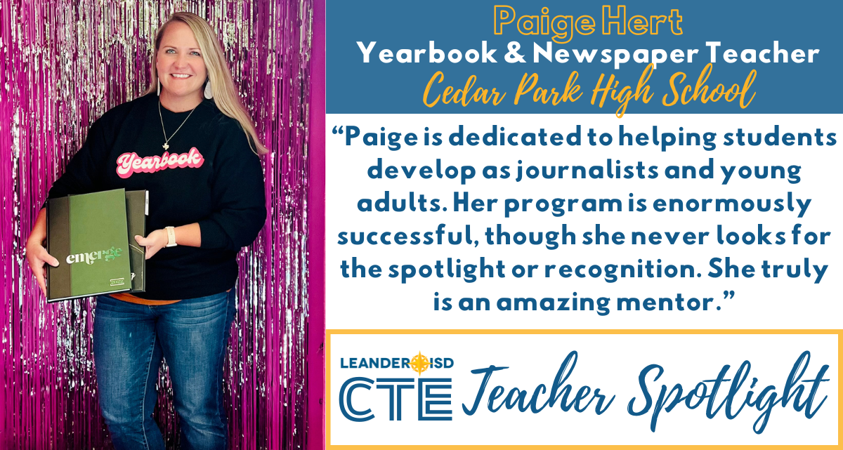 CTE Teacher of the Month: April 2024
