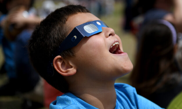 Total Solar Eclipse Blazes #1LISD with Excitement