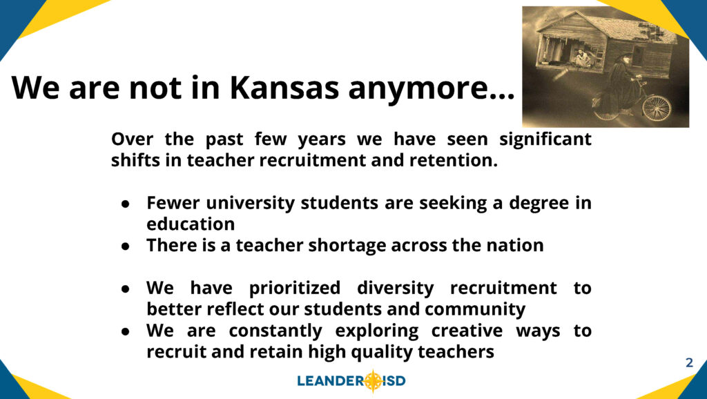 Empowered Staff slide: We are not in Kansas anymore