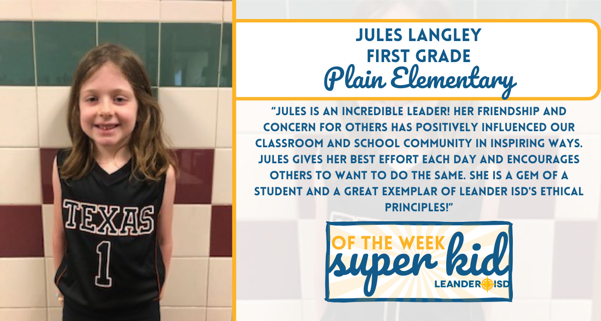 Super Kid of the Week: April 18, 2024