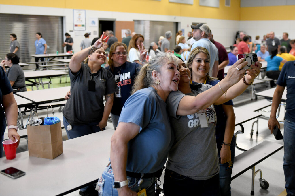 Custodial Services department end-of-year celebration