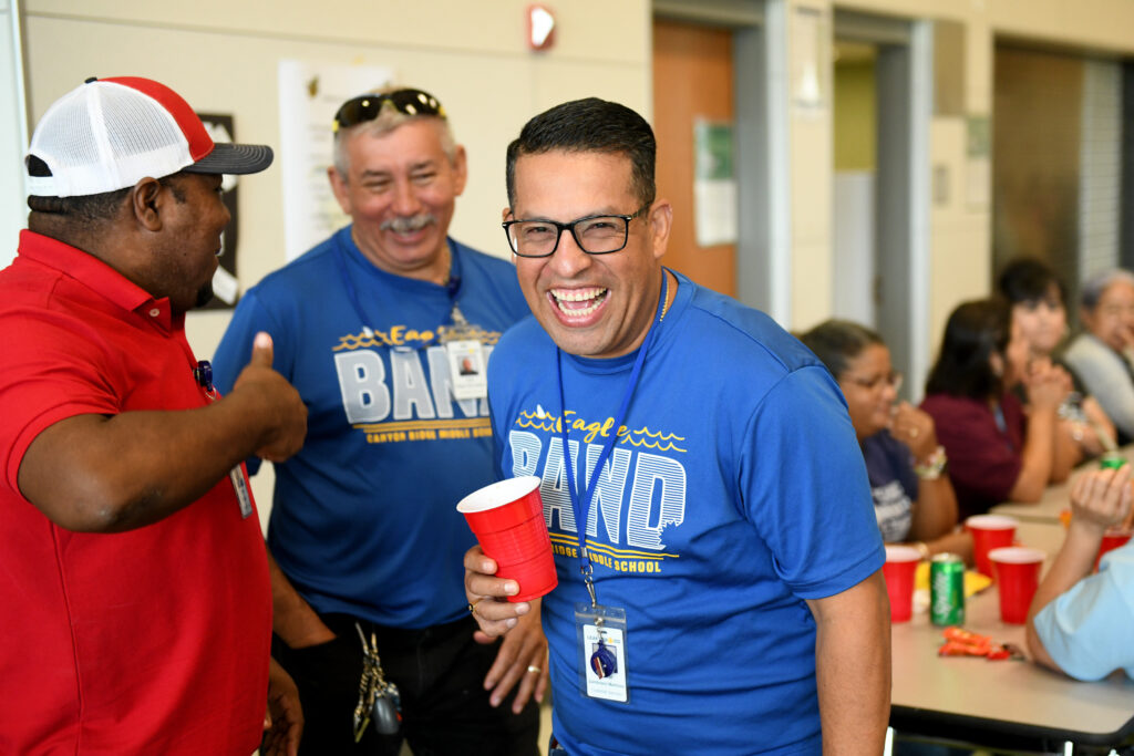 Custodial Services department end-of-year celebration