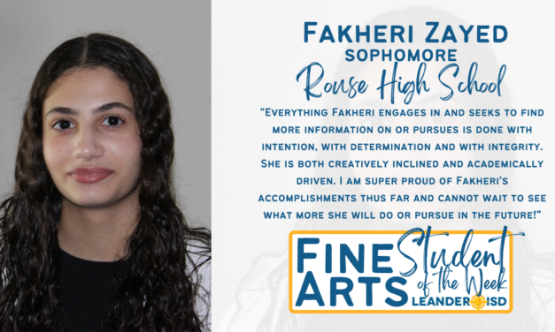 Fine Arts Student of the Week: May 3, 2024