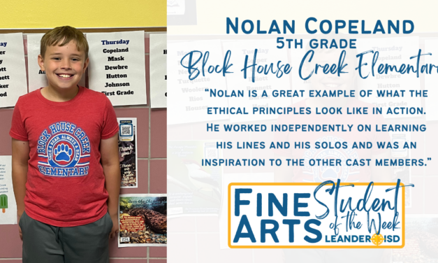 May 10, 2024: Fine Arts Student of the Week