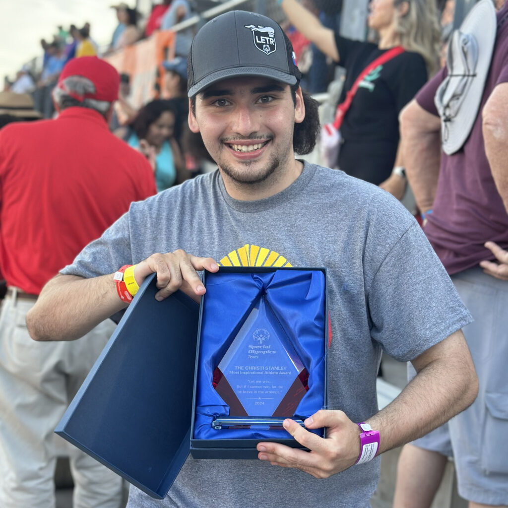 Leander Lazer Joey Brick wins the 2024 Most Inspirational Athlete Award
