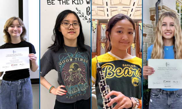 4 LISD Middle Schoolers Receive National NJHS Recognition