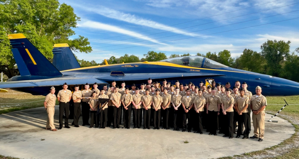 Leander ISD’s Air Force and Navy Junior Reserve Officers’ Training Corps members