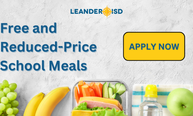 Applications Open to LISD Families for Free and Reduced-Price School Meals