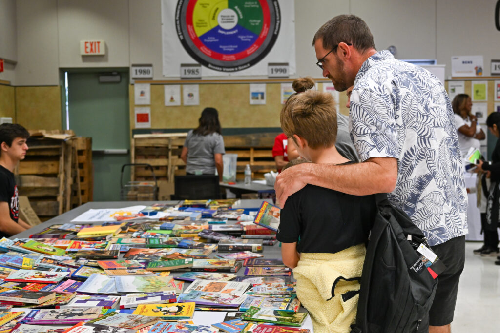 LISD Families at the Backpack Attack Event, July 2024
