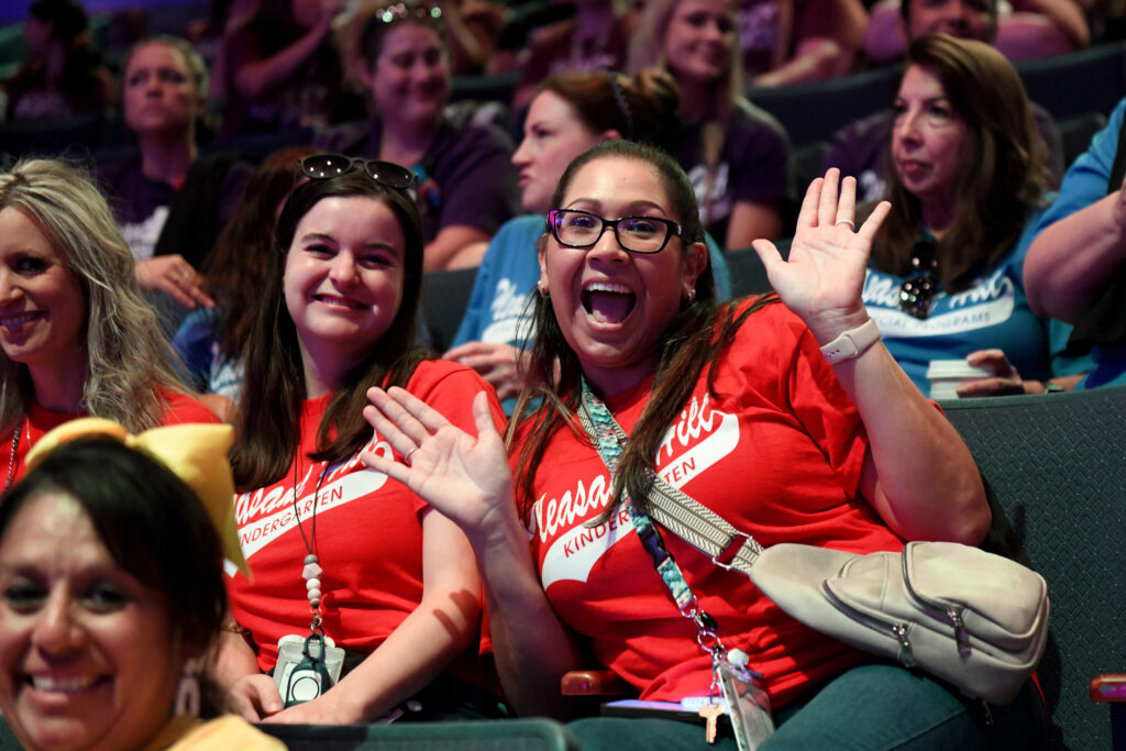 Staff in the crowd at Convocation 2024