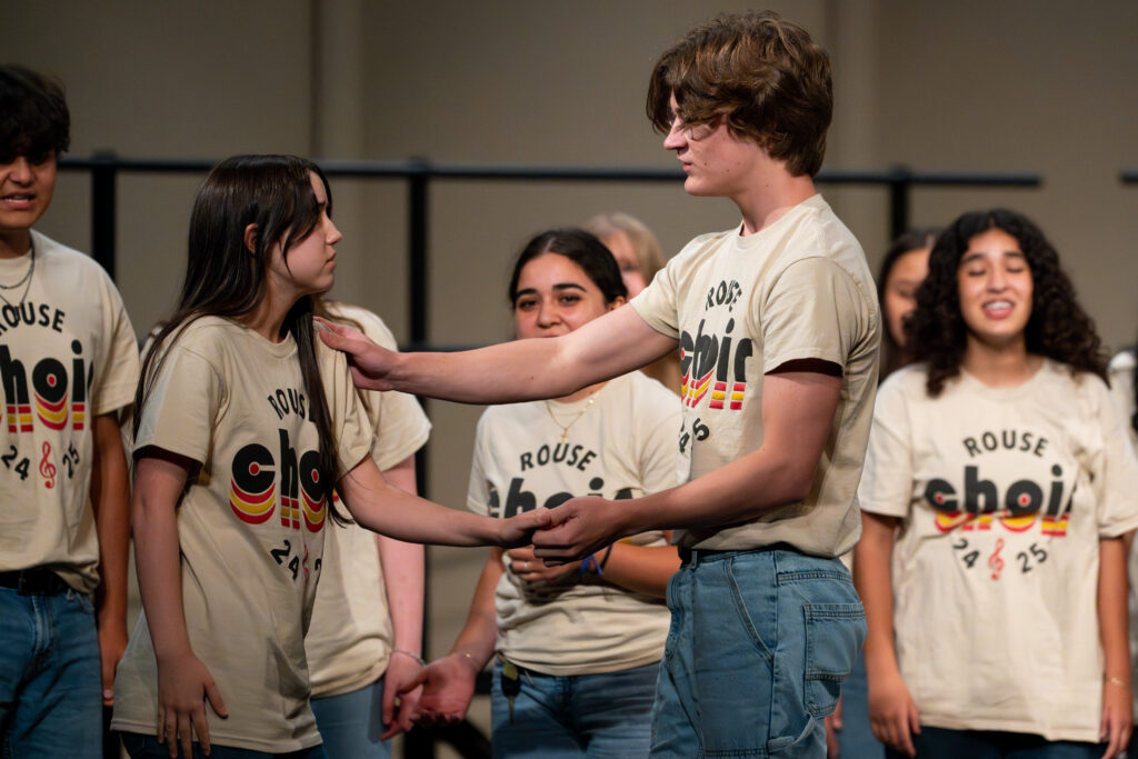 Rouse HS students at Choral Showcase