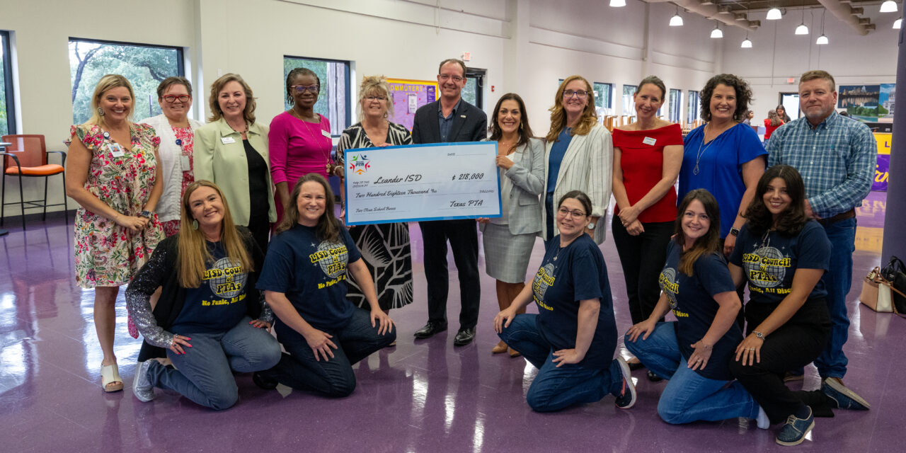 Texas PTA Generously Donates Funds for New School Buses