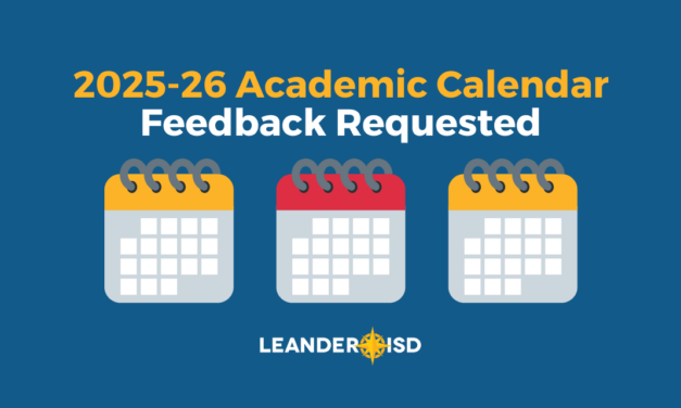 Academic Calendar Feedback Requested for 2025–26 School Year