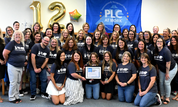 Block House Creek Elementary Recertified as Model PLC for 12th Year