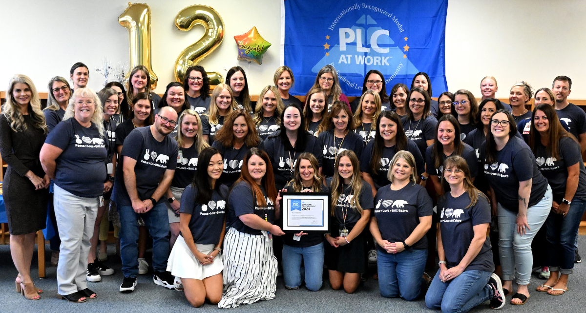 Block House Creek Elementary Recertified as Model PLC for 12th Year