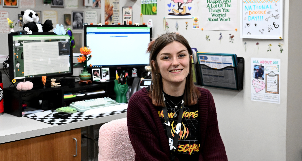 New Hope HS Graduate Returns to Inspire, Empower Students as Attendance Clerk