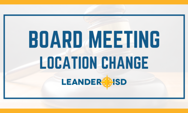 Board Meeting Location Changing to Lippe Instructional Materials Center Starting in January